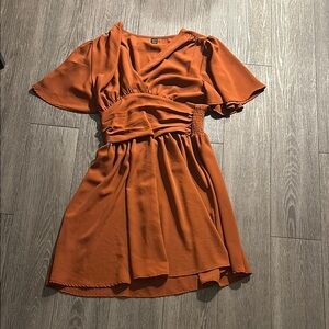Elegant Orange Dress